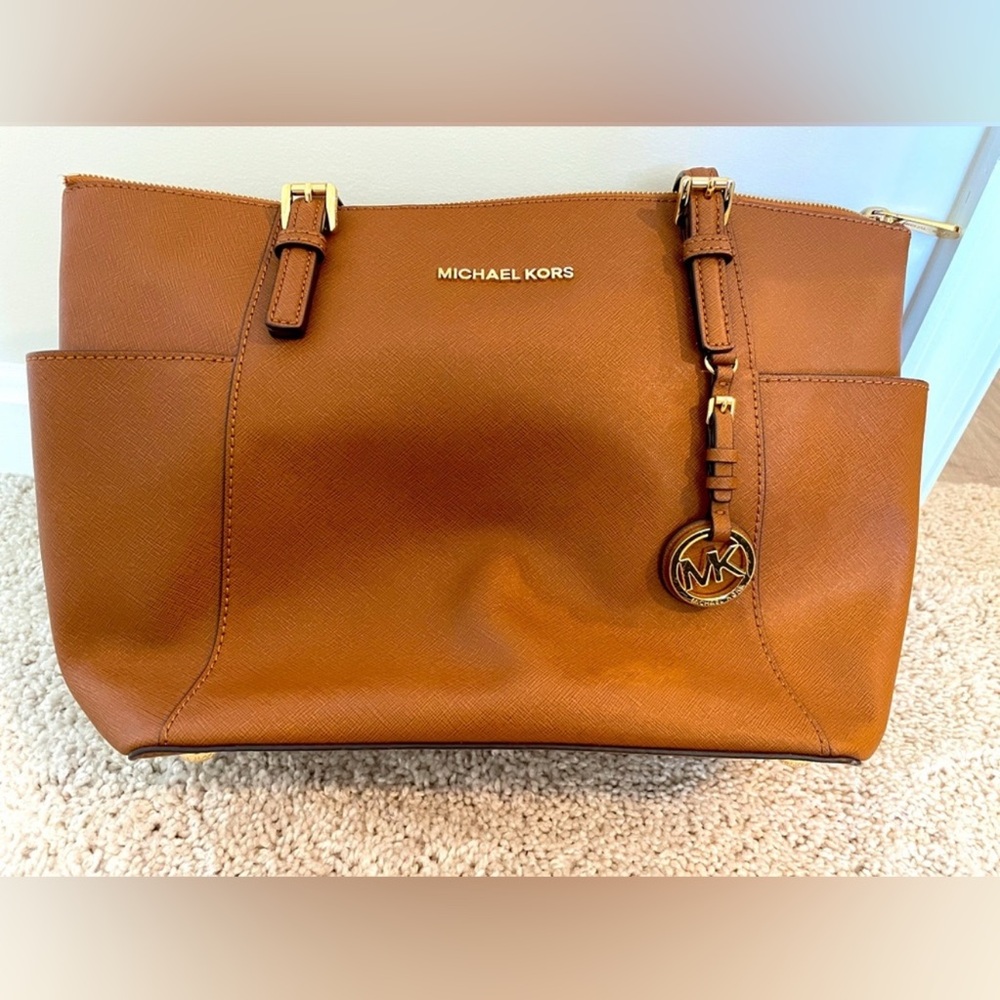 Michael Kors✨🧡🤎Brown Leather Tote